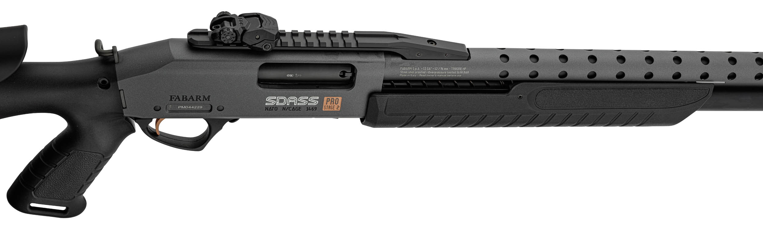 Fusil à pompe Fabarm SDASS Pro Forces Stage 2 12/76